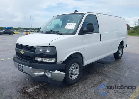 2021 Chevrolet Express Cargo Rwd 2500 Regular Wheelbase Wt z USA, uszkodzony, nr VIN 1GCWGAFP1M1244868